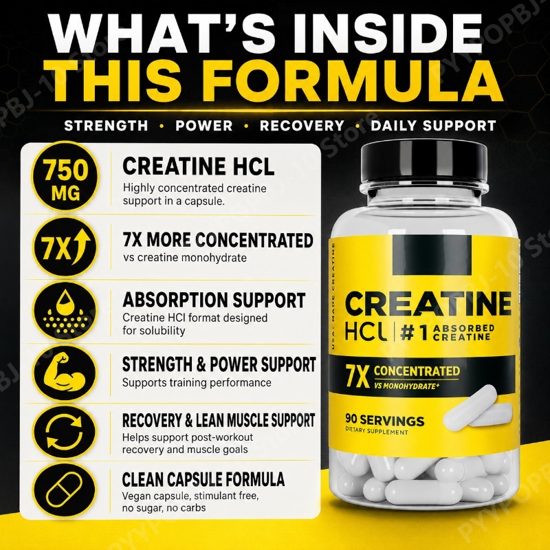 Creatine HCl 750mg 90 Capsules - Nutrition Of Fitness review and price