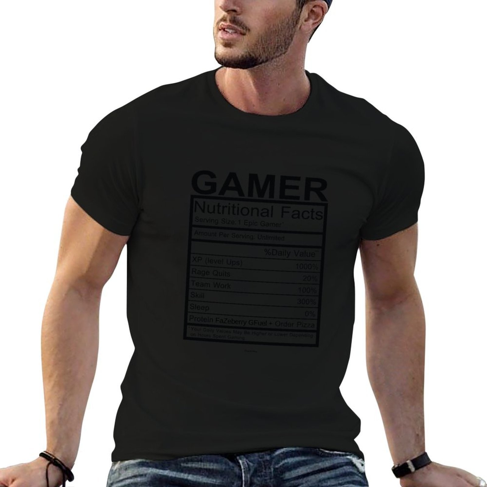 Gamer Nutritional Facts Chart  - Nutrition Of Fitness review and price