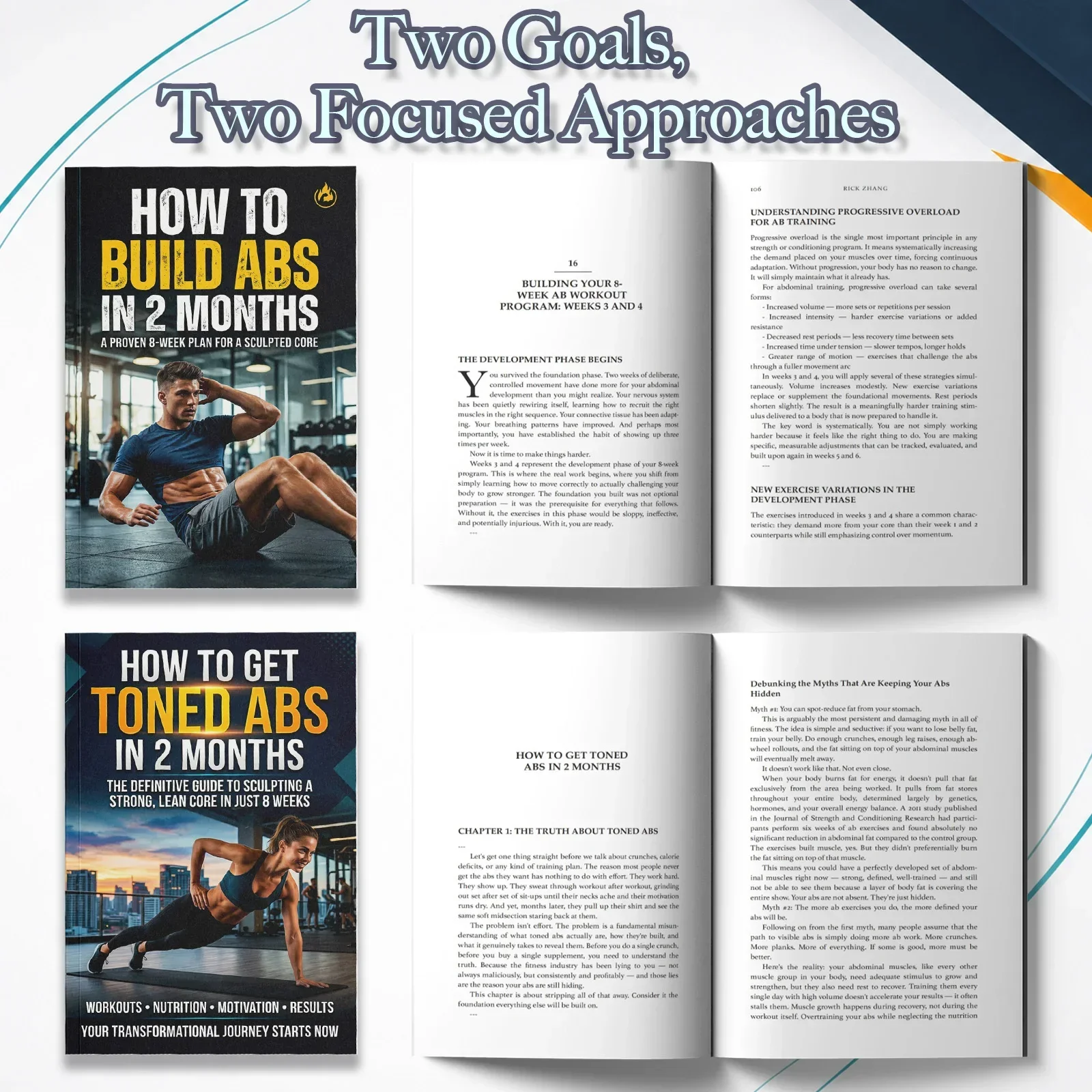 2-Book Abs Training Guide Set  - Nutrition Of Fitness review and price