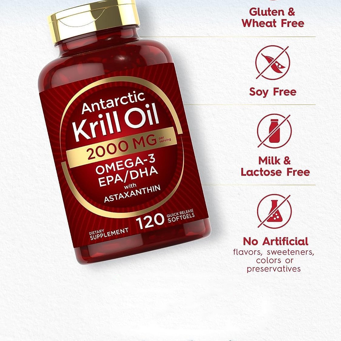 Krill oil soft capsules supple - Nutrition Of Fitness review and price